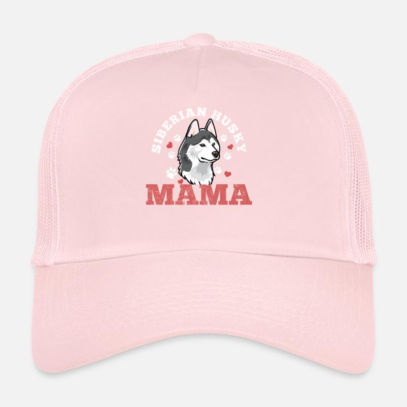 Husky sibérien millésimé Casquette trucker 
