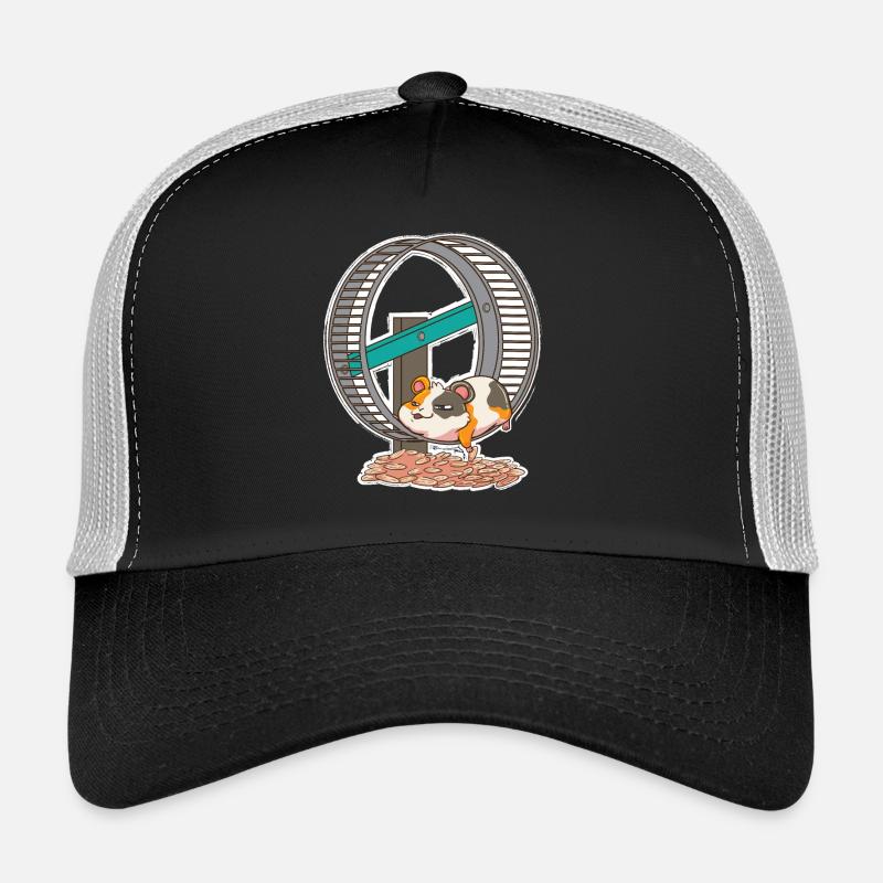 Hamster Wheel Hamster Gold Hamster - Trucker Cap - black/stone grey