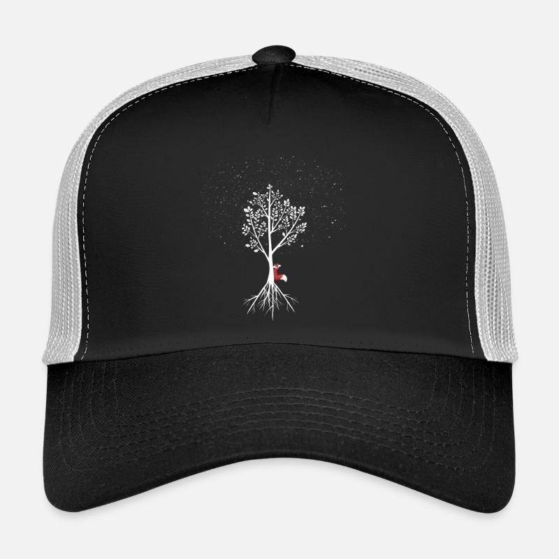 Willow with fox and roots Trucker Cap