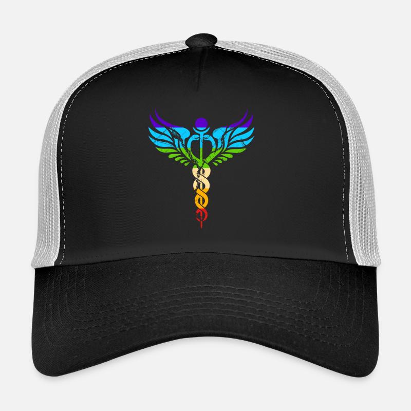Kundalini chakra méditation serpent ailé Casquette trucker 