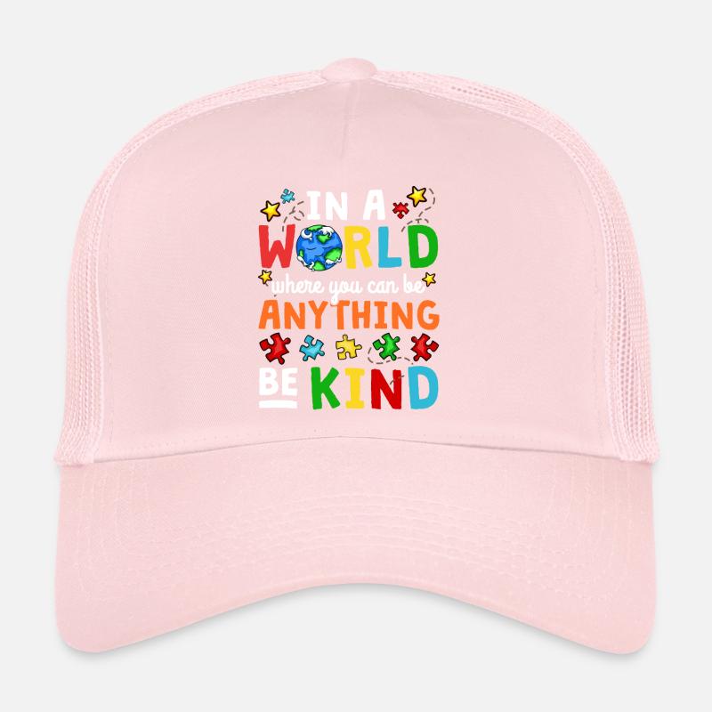 Sensibilisation à l'autisme Casquette trucker 