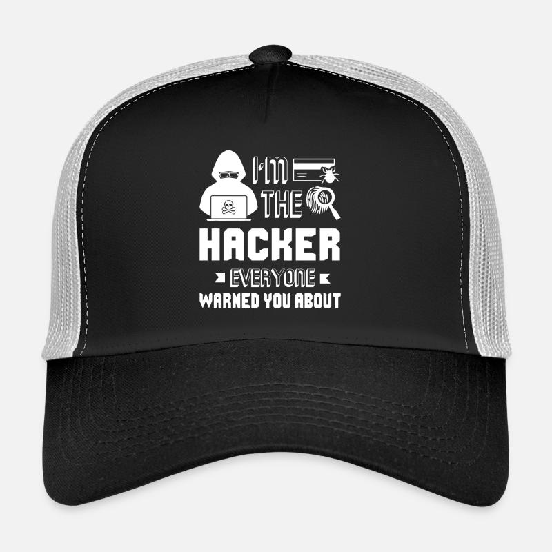 Hacker I'm The Hacker - Casquette trucker  - noir/gris pierre