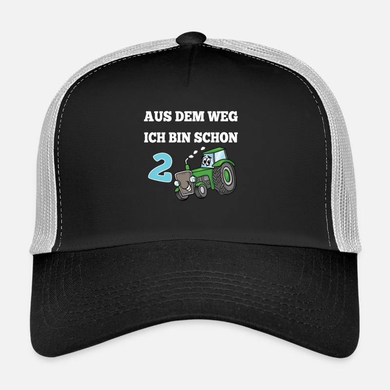 Aus dem Weg ich bin schon 2 Kindergeburtstag Trucker Cap