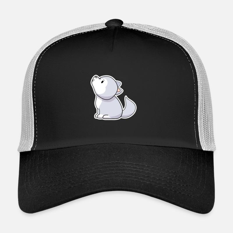 wolf - Trucker Cap - black/stone grey