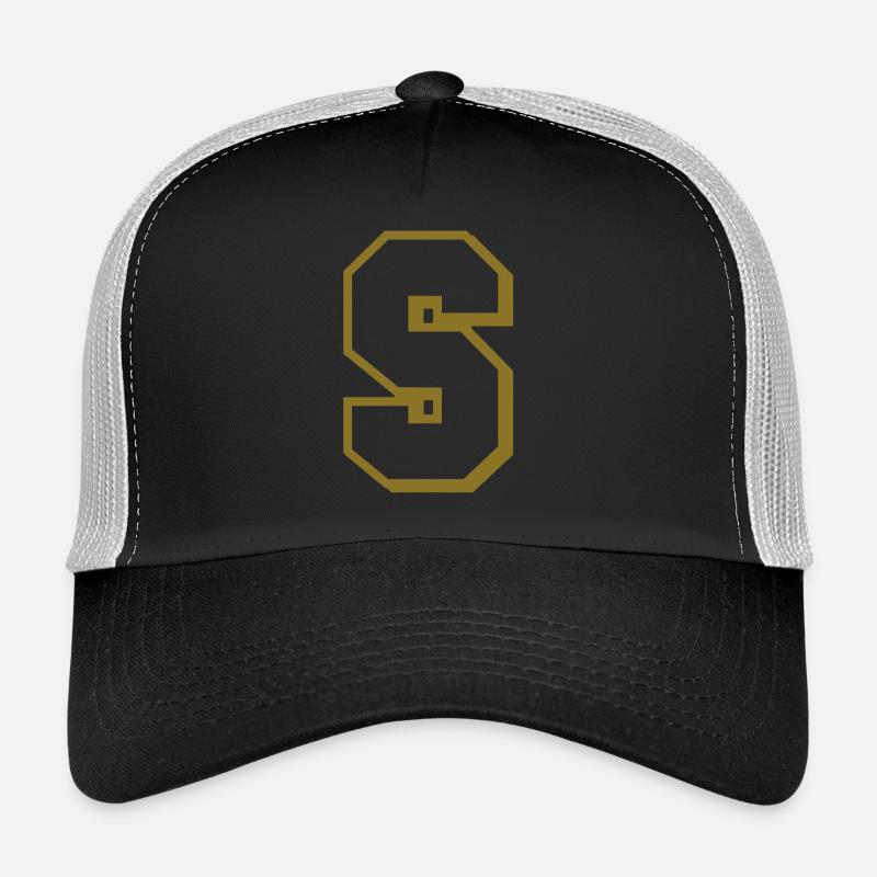 S - lettre Casquette trucker 
