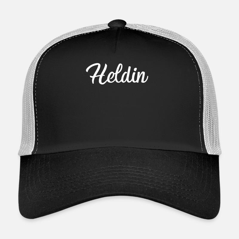 Heldin - Trucker Cap - Schwarz/Steingrau
