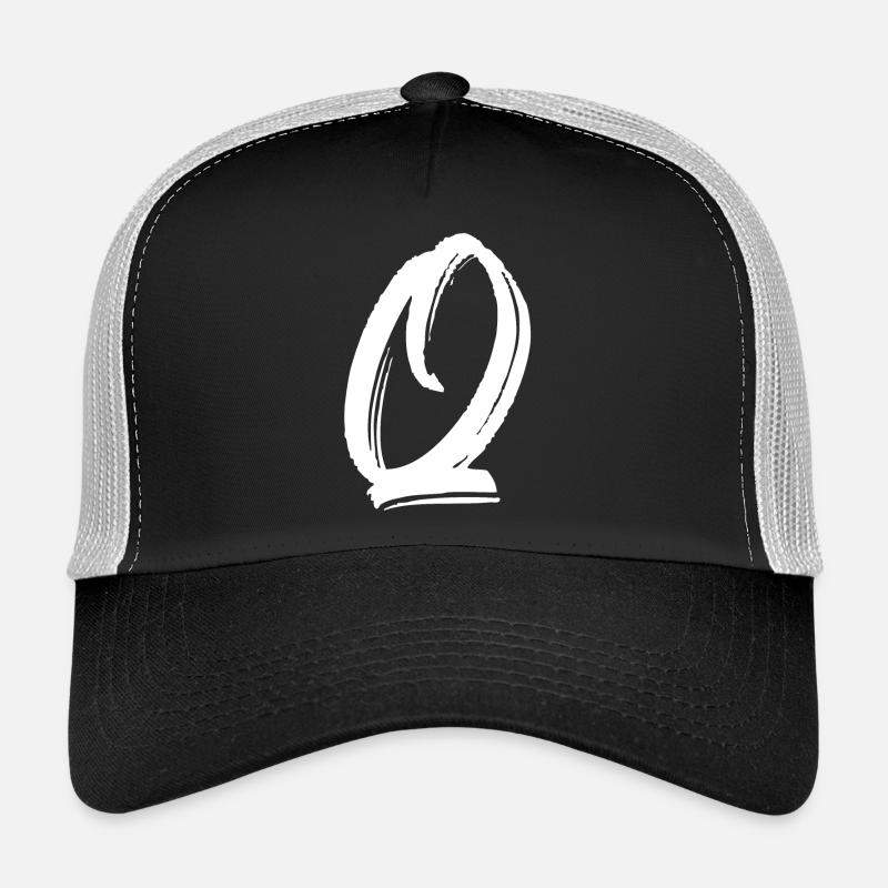 q - Trucker Cap - Schwarz/Steingrau