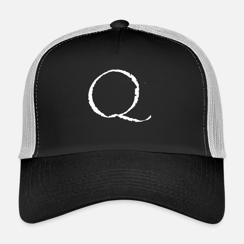 Q - Trucker Cap - Schwarz/Steingrau