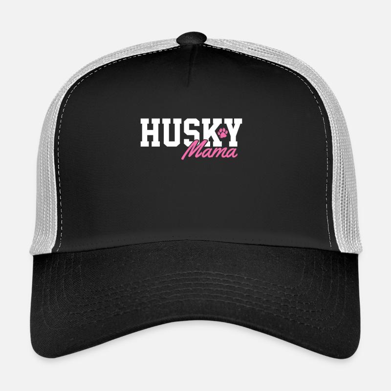 Husky Mama - Trucker Cap - Schwarz/Steingrau