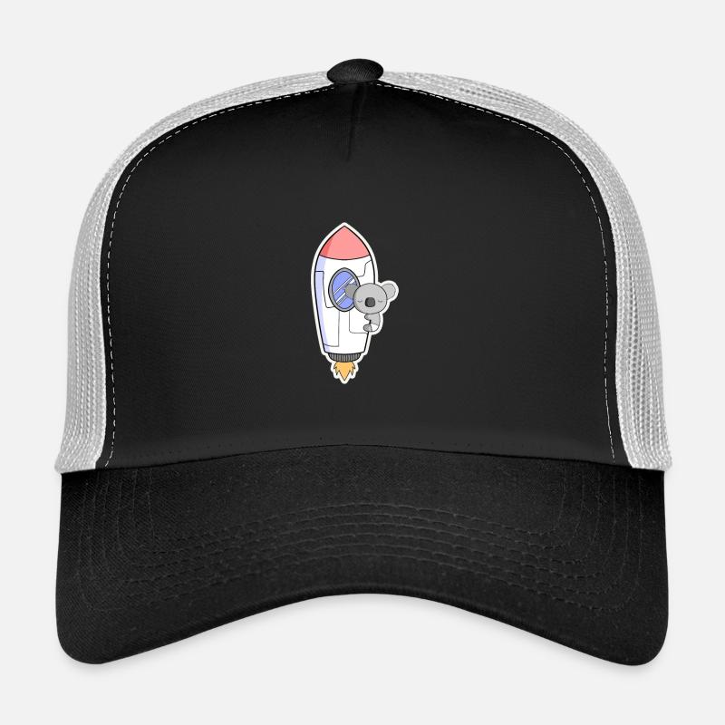 Koala Rakete im Orbit Trucker Cap