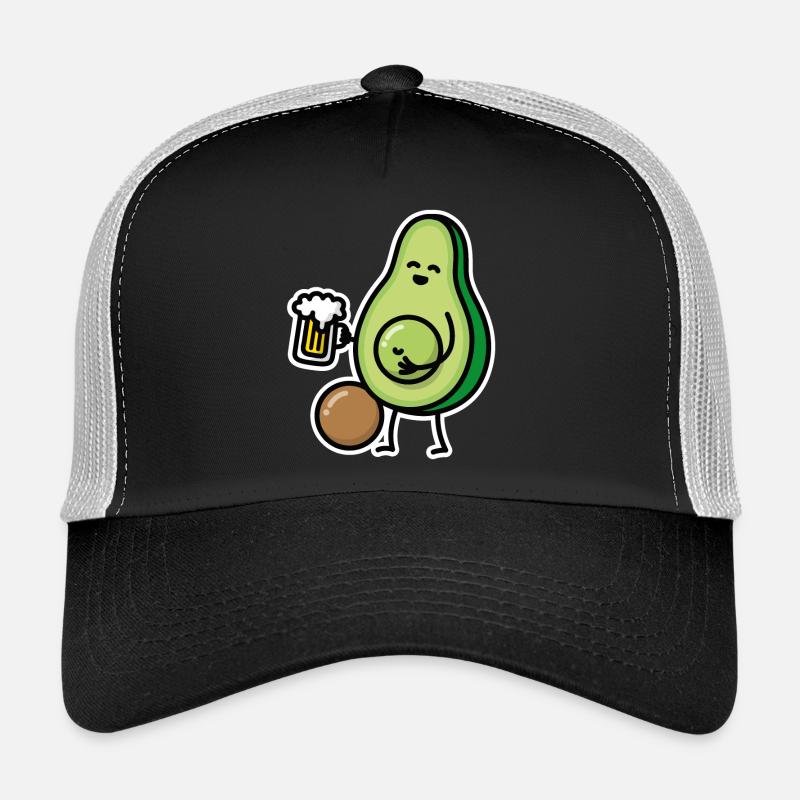 Lustiges Avocadobierbauch lustiges Biertrinkergeschenk Trucker Cap