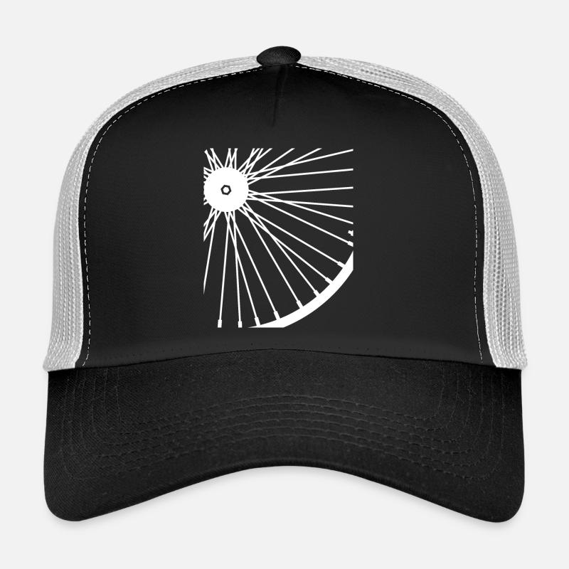 Bicycle abstract cycling gift idea Trucker Cap