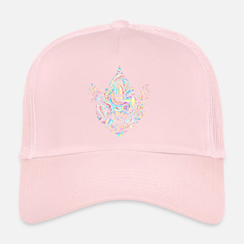 Darkpsy Psytrance Goa Psychedelisches Mandala Trucker Cap