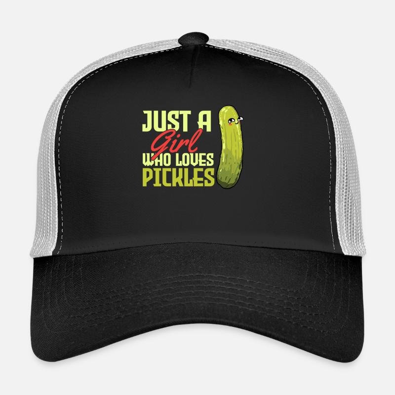 Pickles Pickle lover - Trucker Cap - black/stone grey
