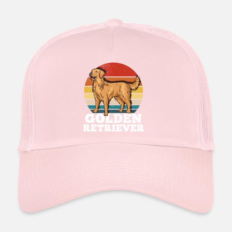 Golden Retriever Trucker Cap