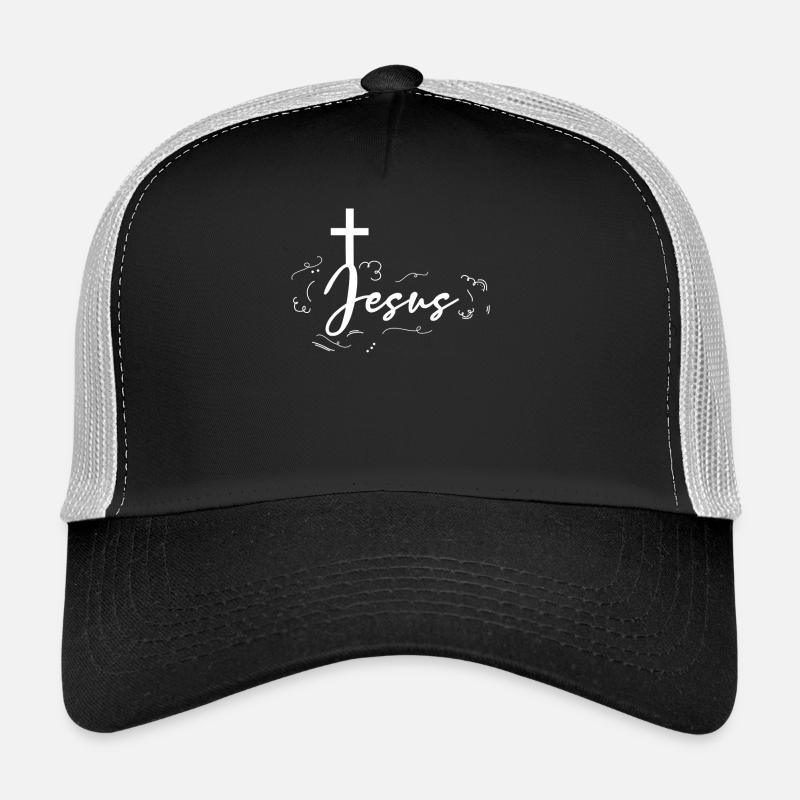 Croix de Jésus Yeshua Casquette trucker 