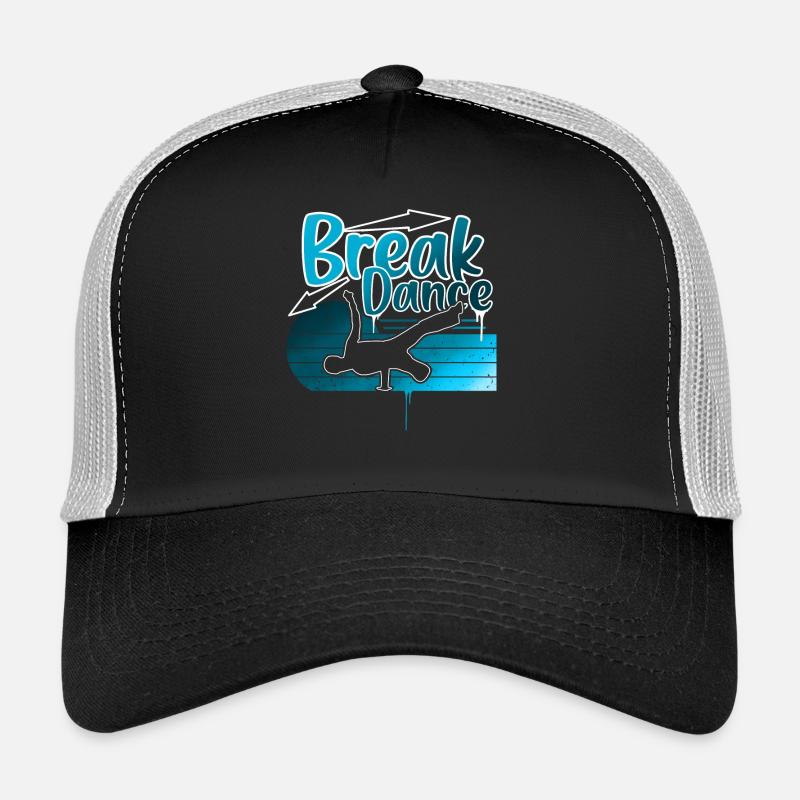 Breakdance - Trucker Cap - Schwarz/Steingrau