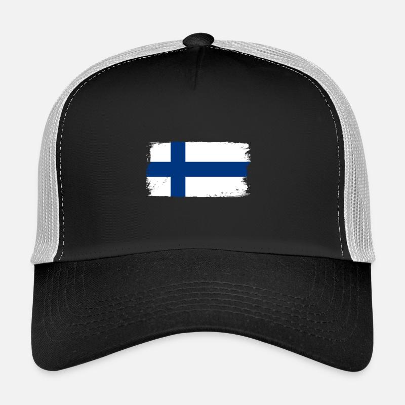 Finland flag Trucker Cap