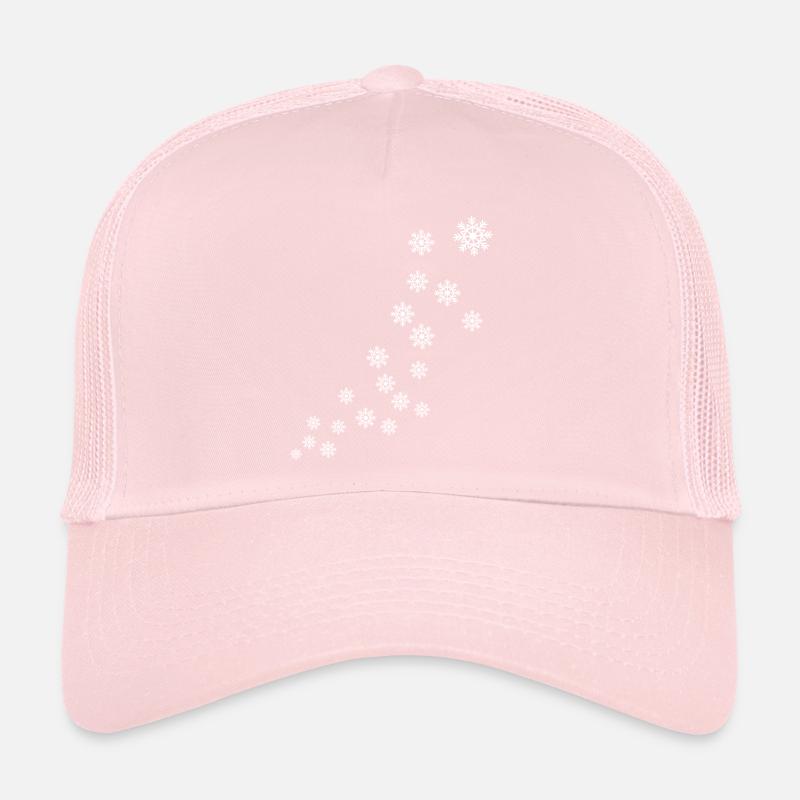 Flocon de neige de Noël Casquette trucker 