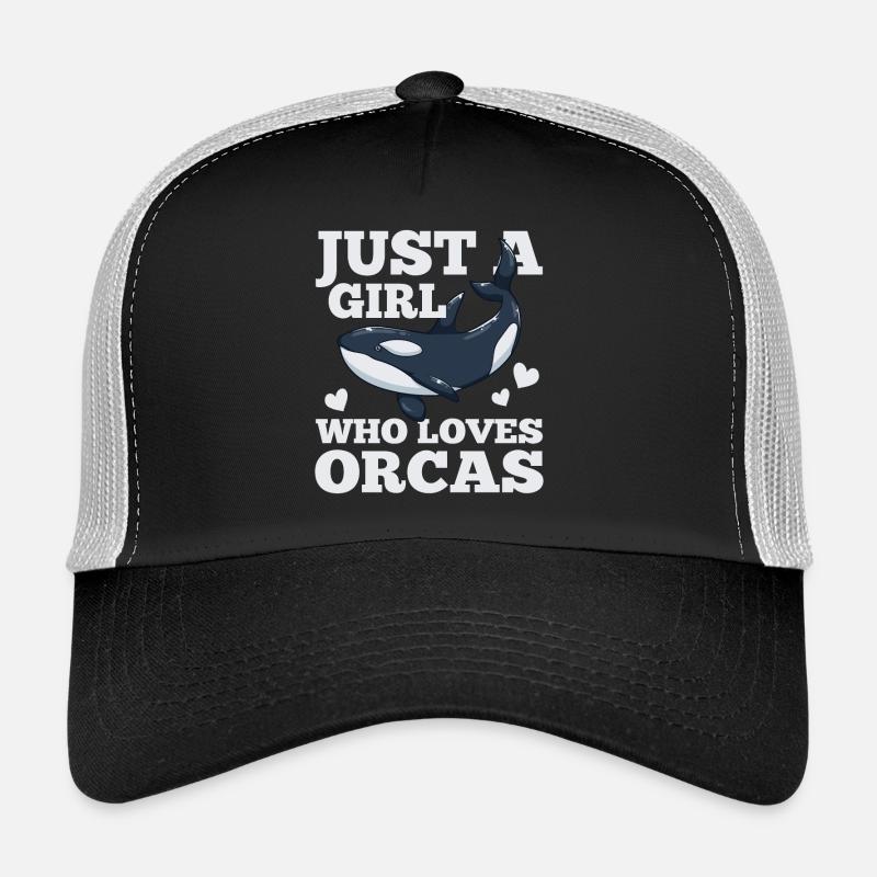 Orcas Wal Orca-Liebhaber Trucker Cap