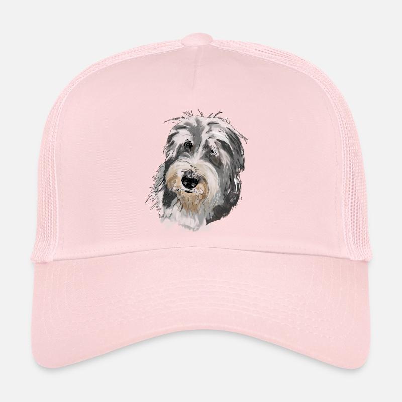 Bearded Collie Trucker Cap