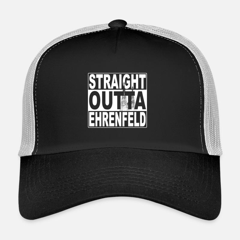 Straight Outta Ehrenfeld Kölner Dom Cologne Köln - Trucker Cap - Schwarz/Steingrau