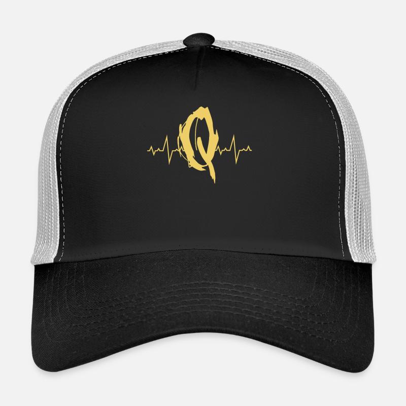 q - Trucker Cap - Schwarz/Steingrau