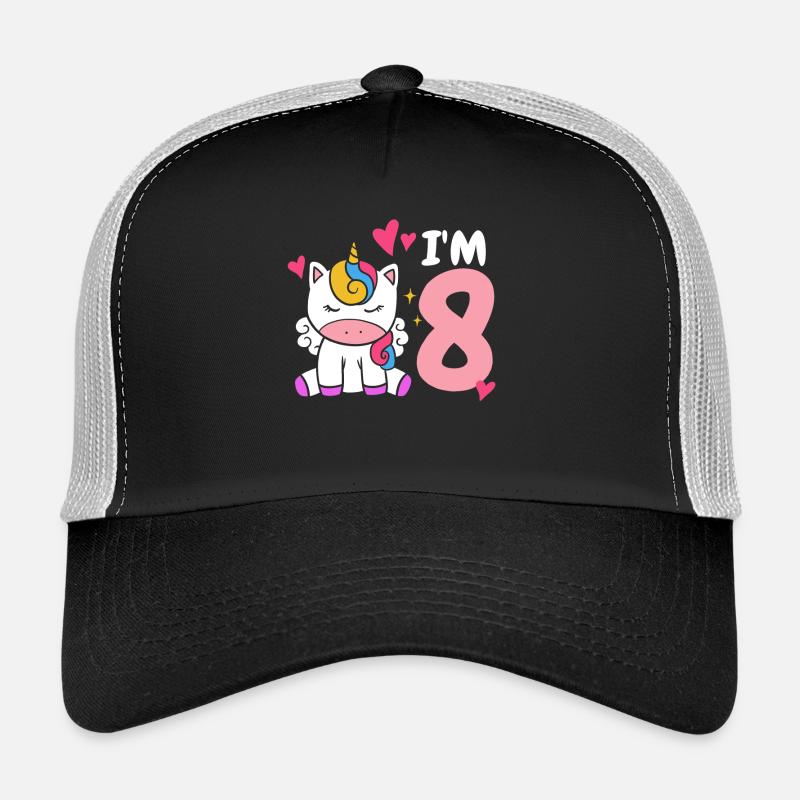 Licorne 8e anniversaire Casquette trucker 