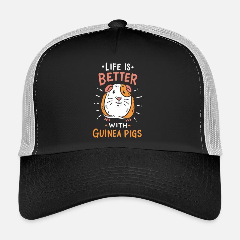 Cobaye - Casquette trucker  - noir/gris pierre