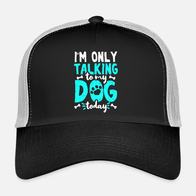 Hund Hundebesitzer - Trucker Cap - Schwarz/Steingrau