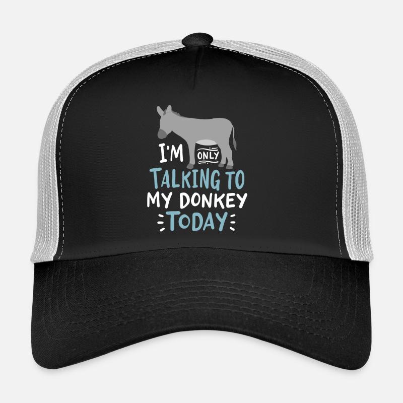 Esel - Trucker Cap - Schwarz/Steingrau