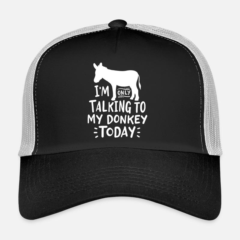 Esel - Trucker Cap - Schwarz/Steingrau