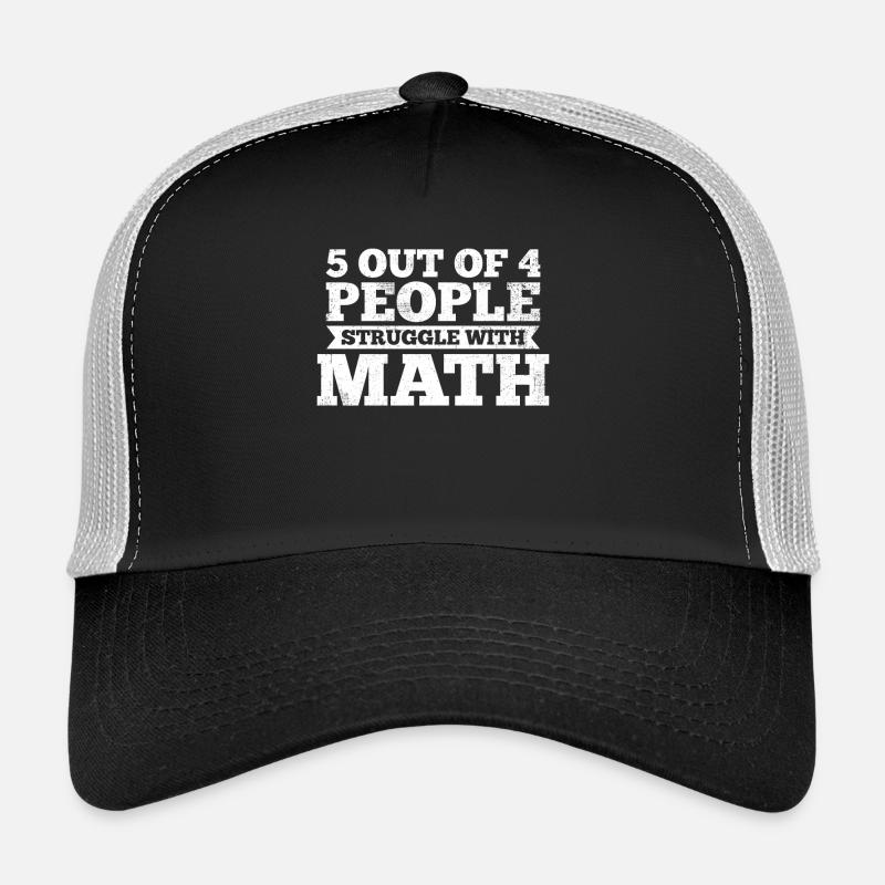Mathematics Mathematics Teacher Mathematician Trucker Cap