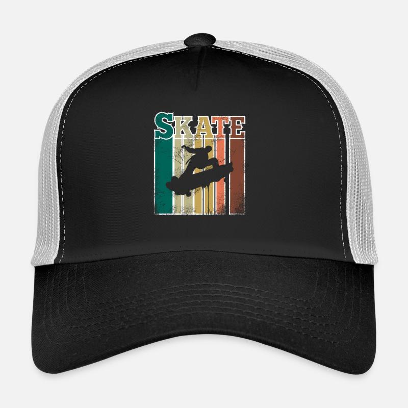 Skate - Trucker Cap - Schwarz/Steingrau