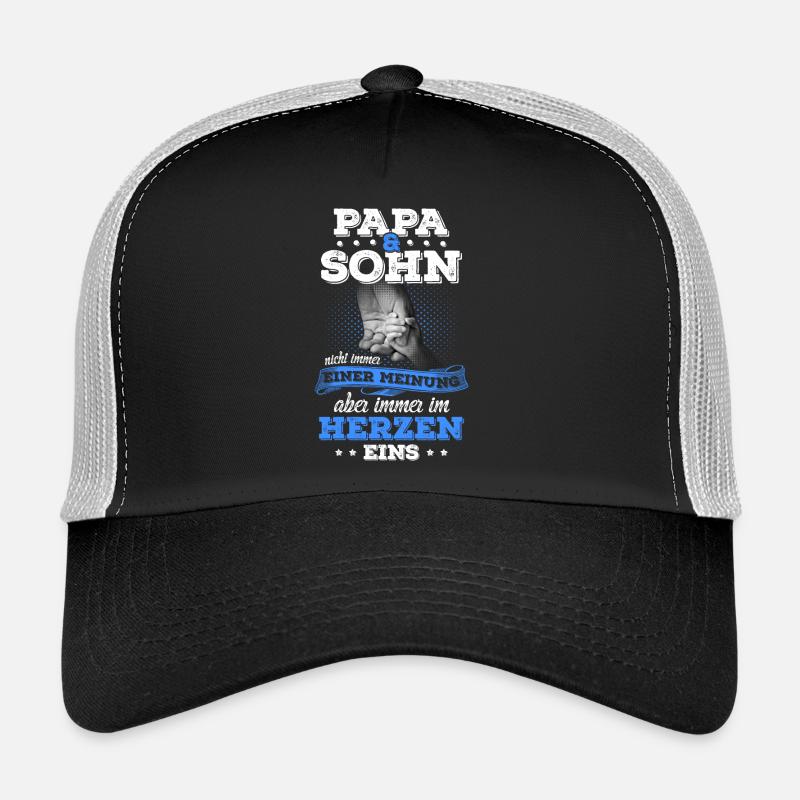 Papa & Sohn Partnerlook Vatertagsgeschenk Vater Trucker Cap