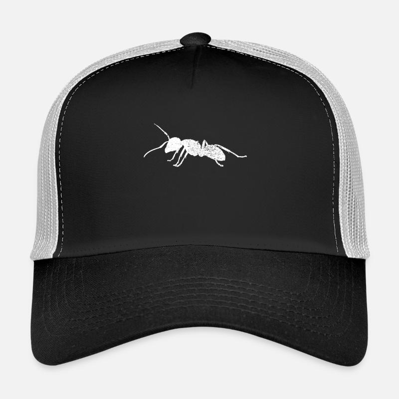 Ameise - Trucker Cap - Schwarz/Steingrau