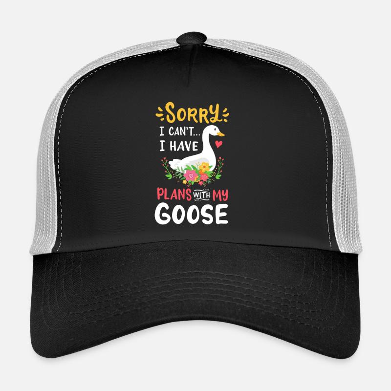 Goose Goose Lover - Trucker Cap - black/stone grey