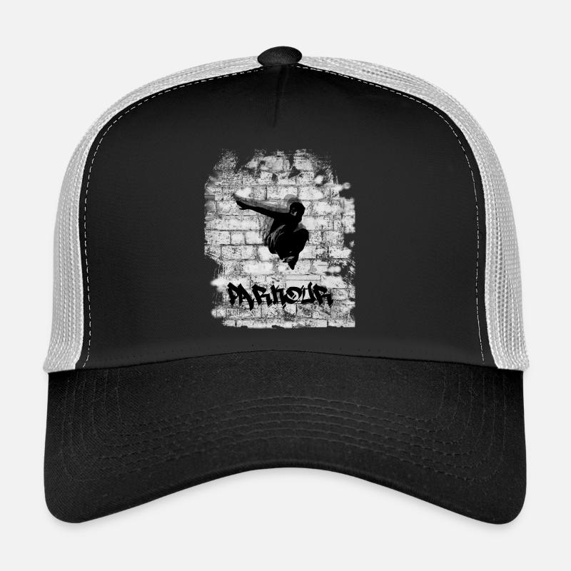 Parkour - Trucker Cap - Schwarz/Steingrau
