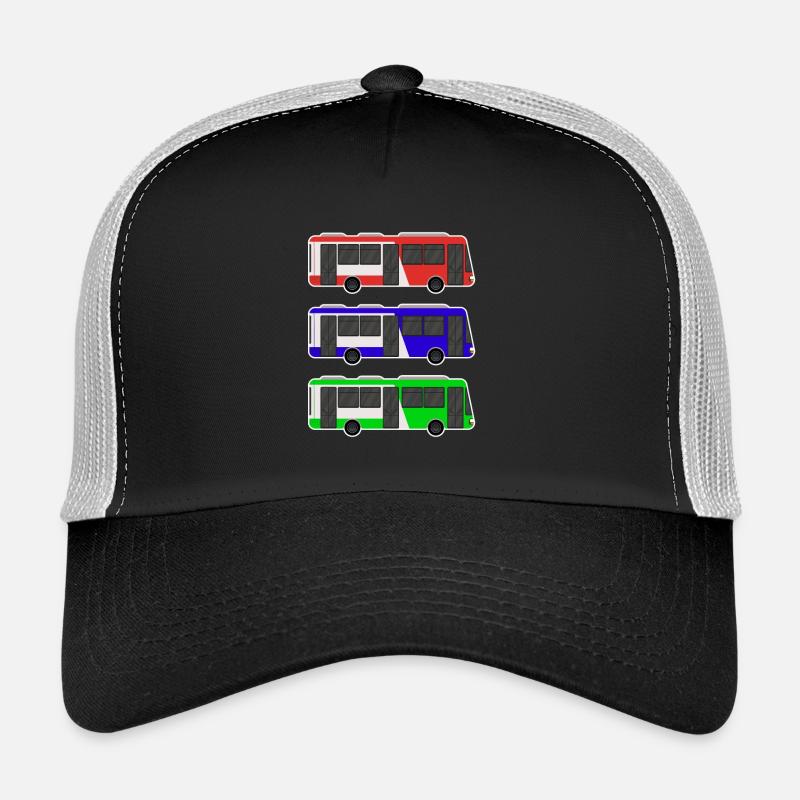 Bus - Trucker Cap - Schwarz/Steingrau