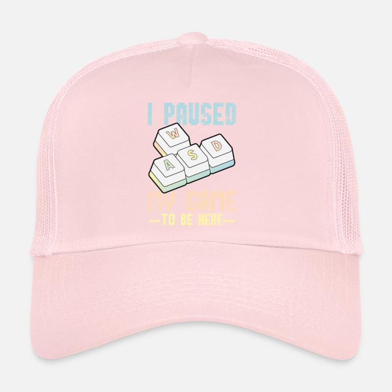 PC Games Player Computer Keyboard Trucker Cap