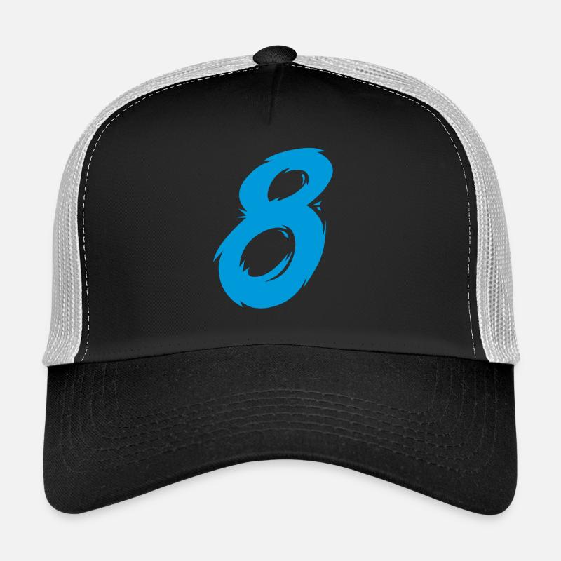 Number 8 Trucker Cap