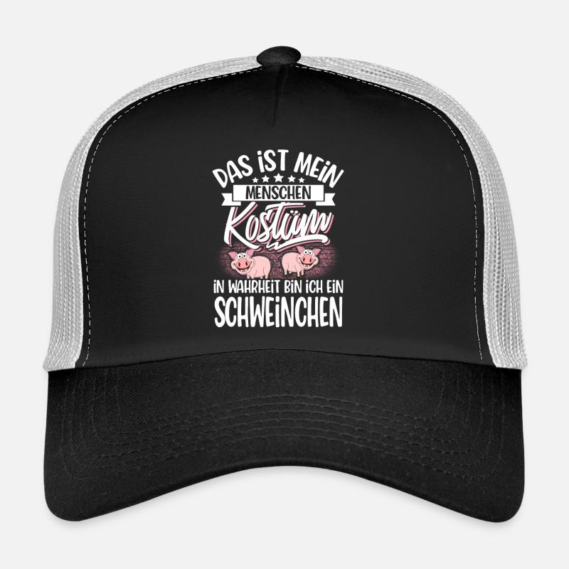 Schwein Kostüm Trucker Cap