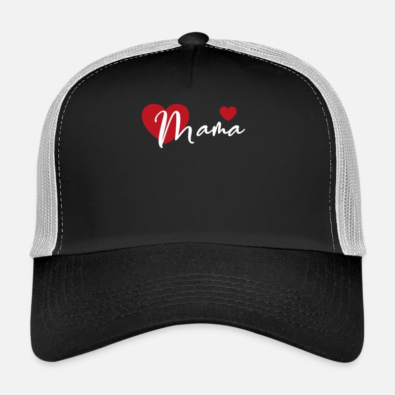 Mama - Trucker Cap - Schwarz/Steingrau