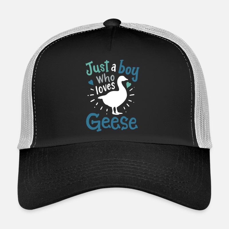 Gänse Gans Gänseliebhaber - Trucker Cap - Schwarz/Steingrau