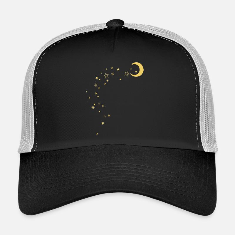 Moon and stars Trucker Cap