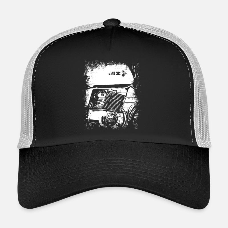 MZ ETZ 250 | Motorrad - Trucker Cap - Schwarz/Steingrau