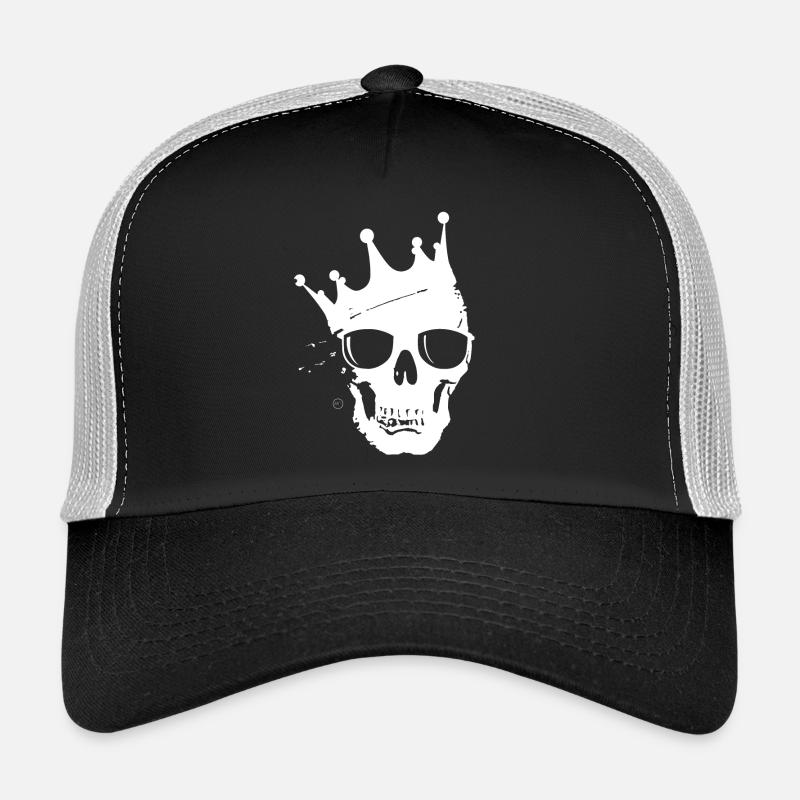 Kronen-Skull mit Sonnenbrille Trucker Cap