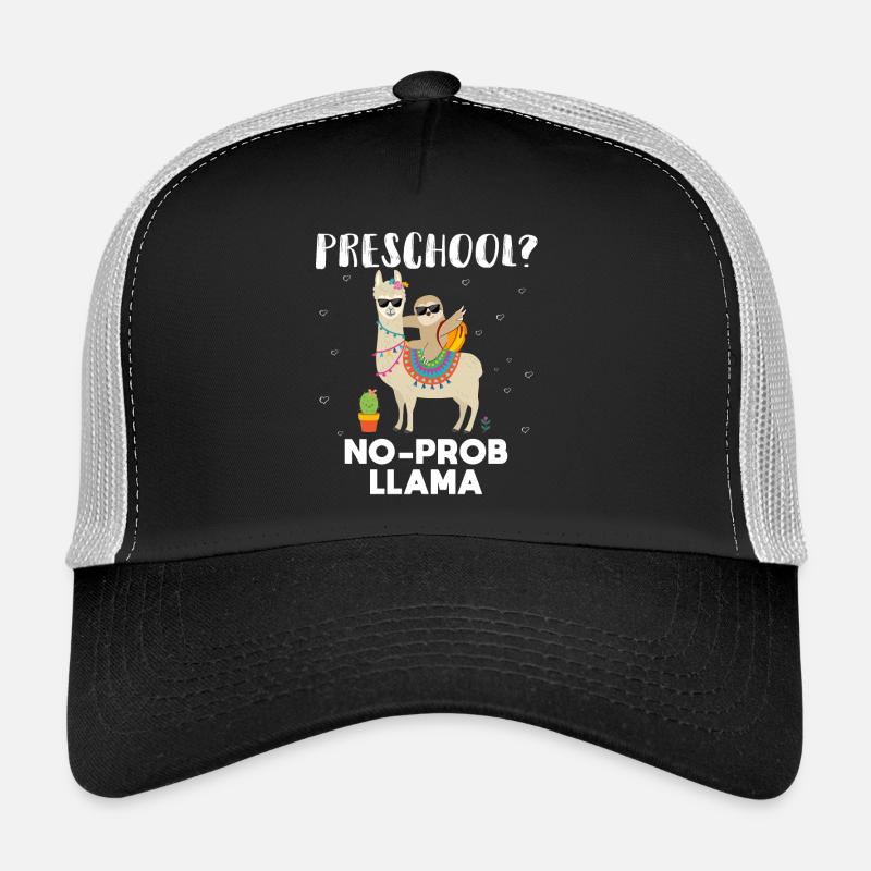 préscolaire pas de lama prob Casquette trucker 