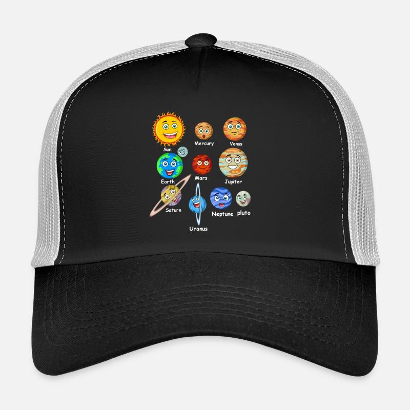 Planètes du système solaire Casquette trucker 