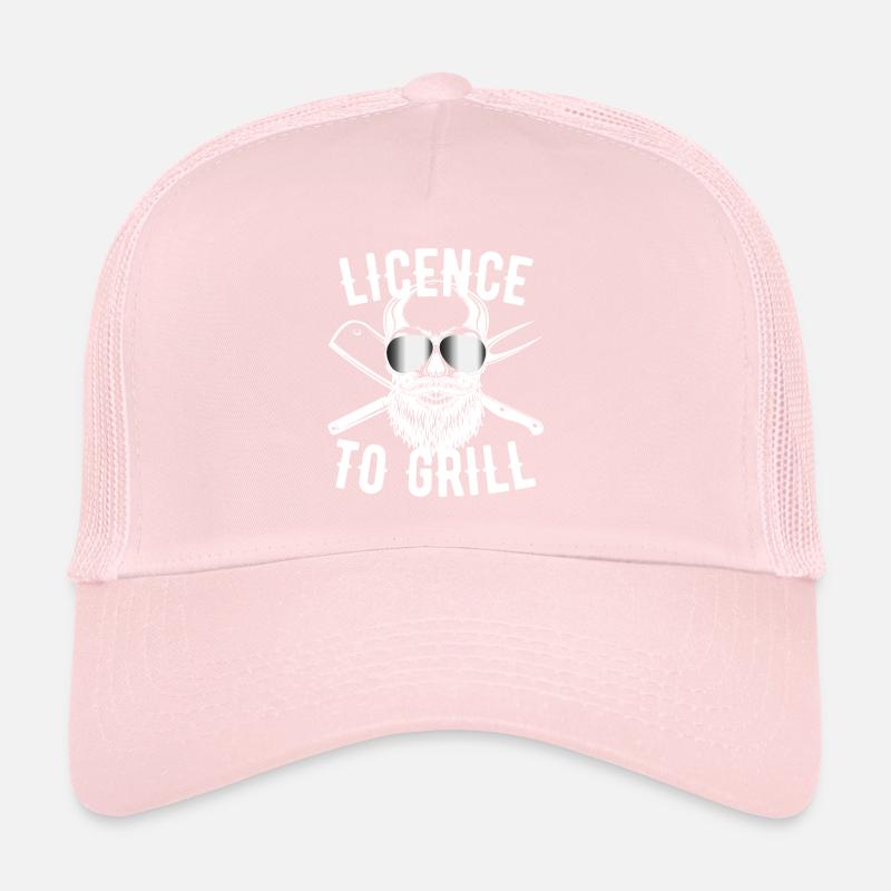 Licence To Grill Grillmeister Chef De commande Casquette trucker 